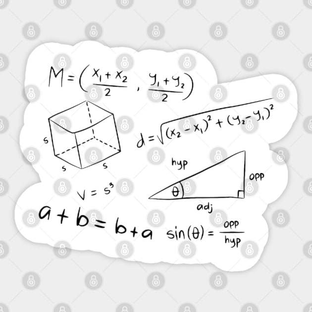 Mathematic Lover Sticker by GoodyL
